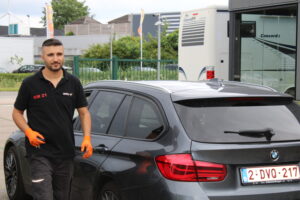 klant kan zijn wagen komen halen